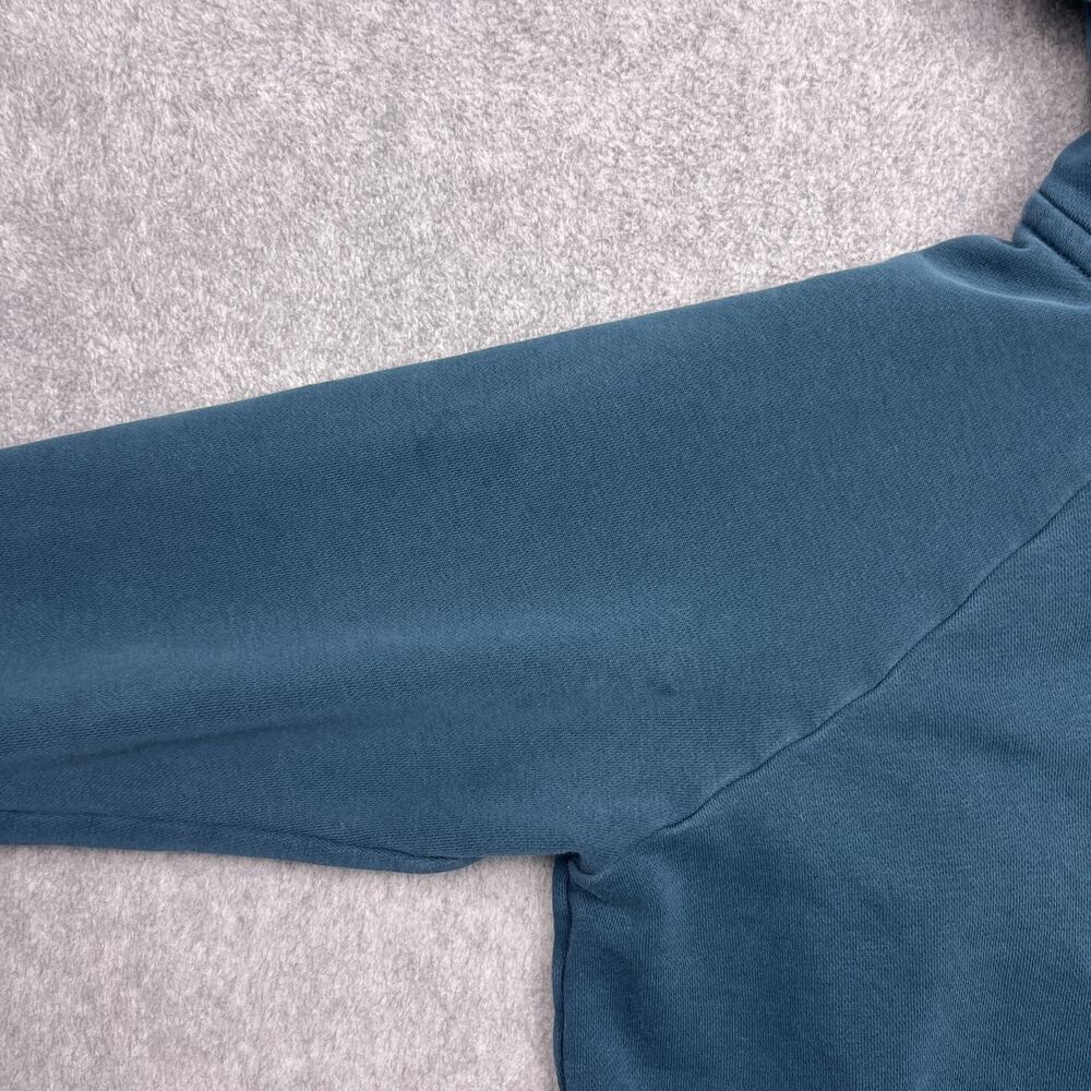 Nike Hoodie Mens Medium Blue Drawstring Sweatshirt Long Sleeve - Picture 5 of 8